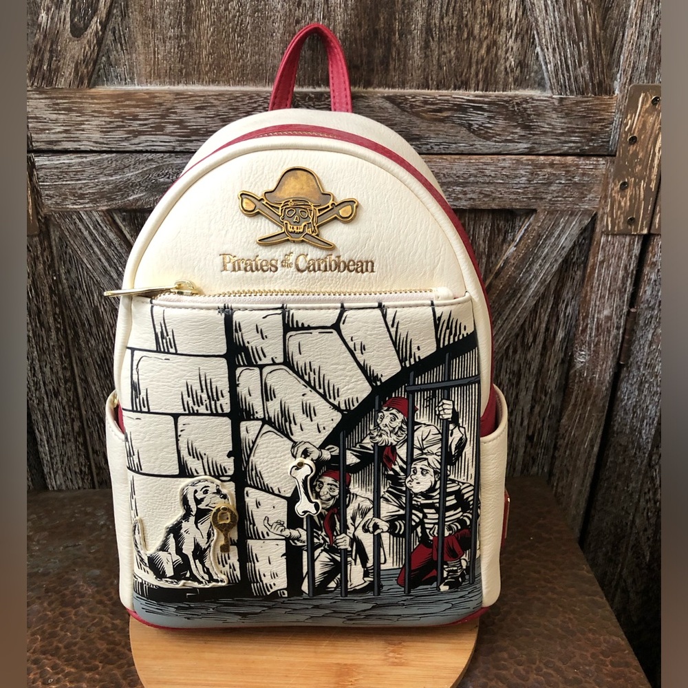 Disney Pirates of the Caribbean Loungefly Mini Backpack Jail Scene NWT